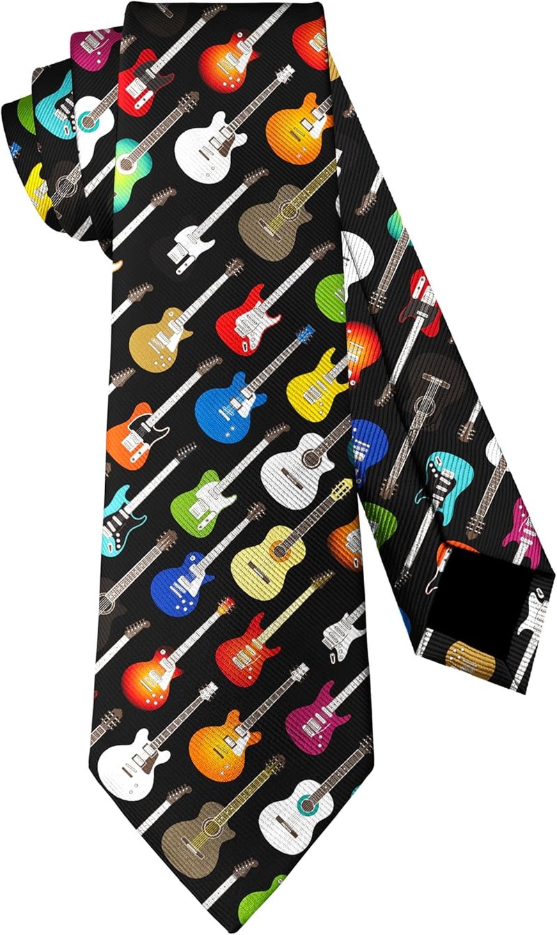 Guhothli Mens Funny Neckties Fashion Neck Ties Formal Party Novetly Tie for Men - Image 1